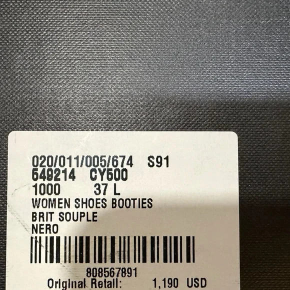 NWT - SAINT LAURENT Calfskin Brit Souple Ankle Boots - Picture 6 of 7